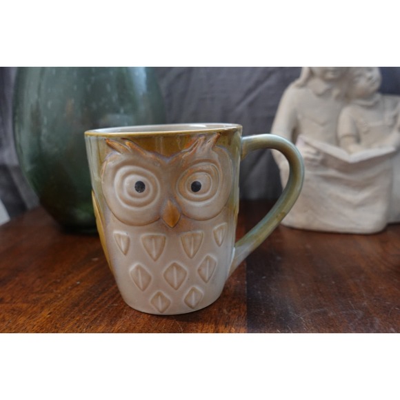 Owl Coffee Mug Novelty Ceramic‎ cup 16oz - Picture 1 of 9